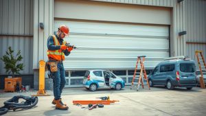 How much does it cost to install a commercial door?