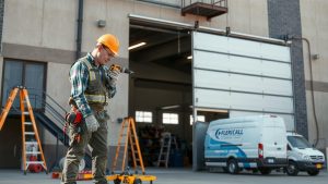 How much does it cost to install a commercial garage door?